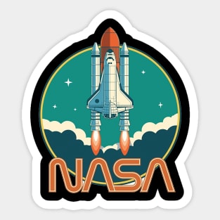 nasa retro Sticker